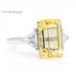 8.51ct Unheated Yellow Sapphire Ring-1