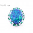 17.19ct Black Opal Ring-1