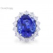 26.44ct Sapphire Entourage Ring-1