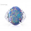 10.20ct Black Opal Ring-1