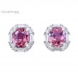 Pink Sapphire Earrings-1