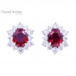 Pigeon's Blood Ruby Earrings-1