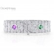 Multi-Color Gemstone Bracelet-3