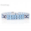 Aquamarine Bow Bracelet-1