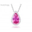 3.01ct Pink Sapphire Pendant-1