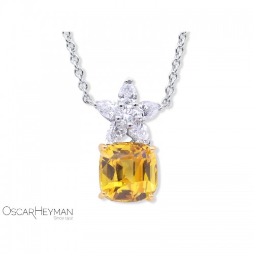 5.18ct Yellow Sapphire Pendant