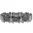 Sterling Silver Oxidized Celtic Knotwork Bracelet