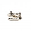 Sterling Silver Wrapped Viking Sword Ring.-1