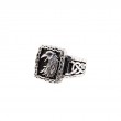 Sterling Silver Black Cubic Zirconia Raven Ring-1