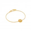 GOLD SCATTERED STARS KYOTO OPAL DISC BRACELET-1