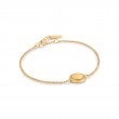 GOLD ROPE DISC BRACELET-1