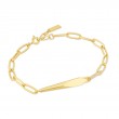 Gold Geometric Chunky Chain Bracelet-1