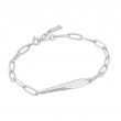 Silver Geometric Chunky Chain Bracelet