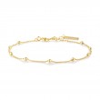 Gold Beaded Chain Bracelet-1