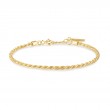 Gold Rope Twist Bracelet-1