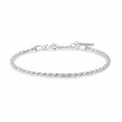 Silver Rope Twist Bracelet-1