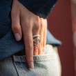Lika Behar Boogie Line Hammered Sterling Silver Ring-5