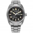 Citizen Weekender Men's Watch, Super Titanium Black Dial