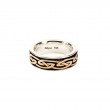 Sterling Silver Oxidized Bronze Eternity Laro Ring-1