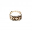 Sterling Silver Oxidized Bronze Barked Scavaig Ring-1