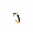 NAVY BLUE ENAMEL GOLD EAR CUFF-1