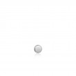 SILVER DISC BARBELL SINGLE EARRING-1