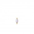 GOLD KYOTO OPAL MARQUISE BARBELL SINGLE EARRING