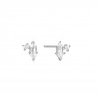 SPARKLE EMBLEM STUD EARRINGS-1