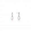 Pearl Drop Stud Earrings