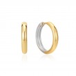 Two Tone Hoop Earrings-1