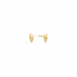 Gold Arrow Stud Earrings-1