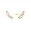 Gold Sparkle Climber Studs-1