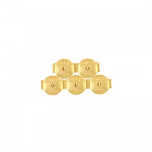 GOLD REPLACEMENT BUTTERFLY BACK  X 5