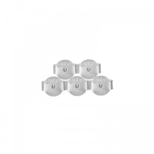 SILVER  REPLACEMENT BUTTERFLY BACK  X 5