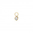 Gold Labradorite Earring Charm-1