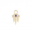 Gold Evil Eye Earring Charm