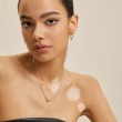 Silver Arrow Link Chunky Chain Necklace-3