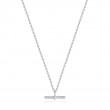 SILVER ROPE T-BAR NECKLACE-1