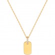 Glam Tag Pendant Necklace-1