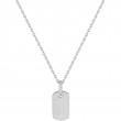 Glam Tag Pendant Necklace
