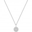 Glam Disc Pendant Necklace