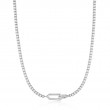 SPARKLE CHAIN INTERLOCK NECKLACE