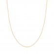 Gold Mini Link Charm Chain Necklace