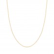 Gold Mini Link Charm Chain Necklace-1
