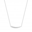 Silver Arrow Bar Necklace-1