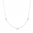Silver Twisted Wave Chain Necklace