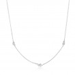 Silver Twisted Wave Chain Necklace