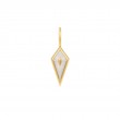 Gold Mother of Pearl Kite Charm