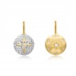 Gold Pavé Star Sphere Charm