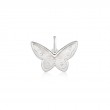 Silver Mother Of Pearl Butterfly Charm-1
